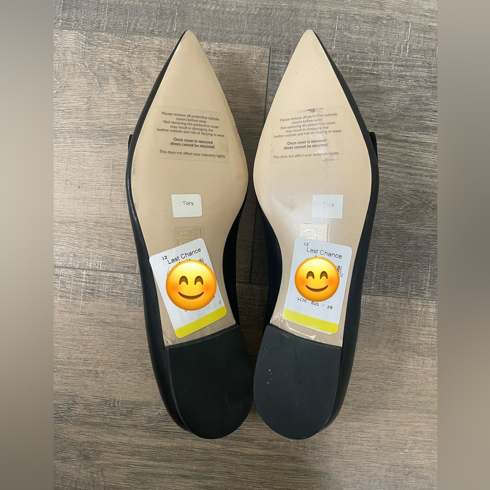 New LK BENNETT Tory Leather Ballet Flats size 8.5 - Picture 10 of 10
